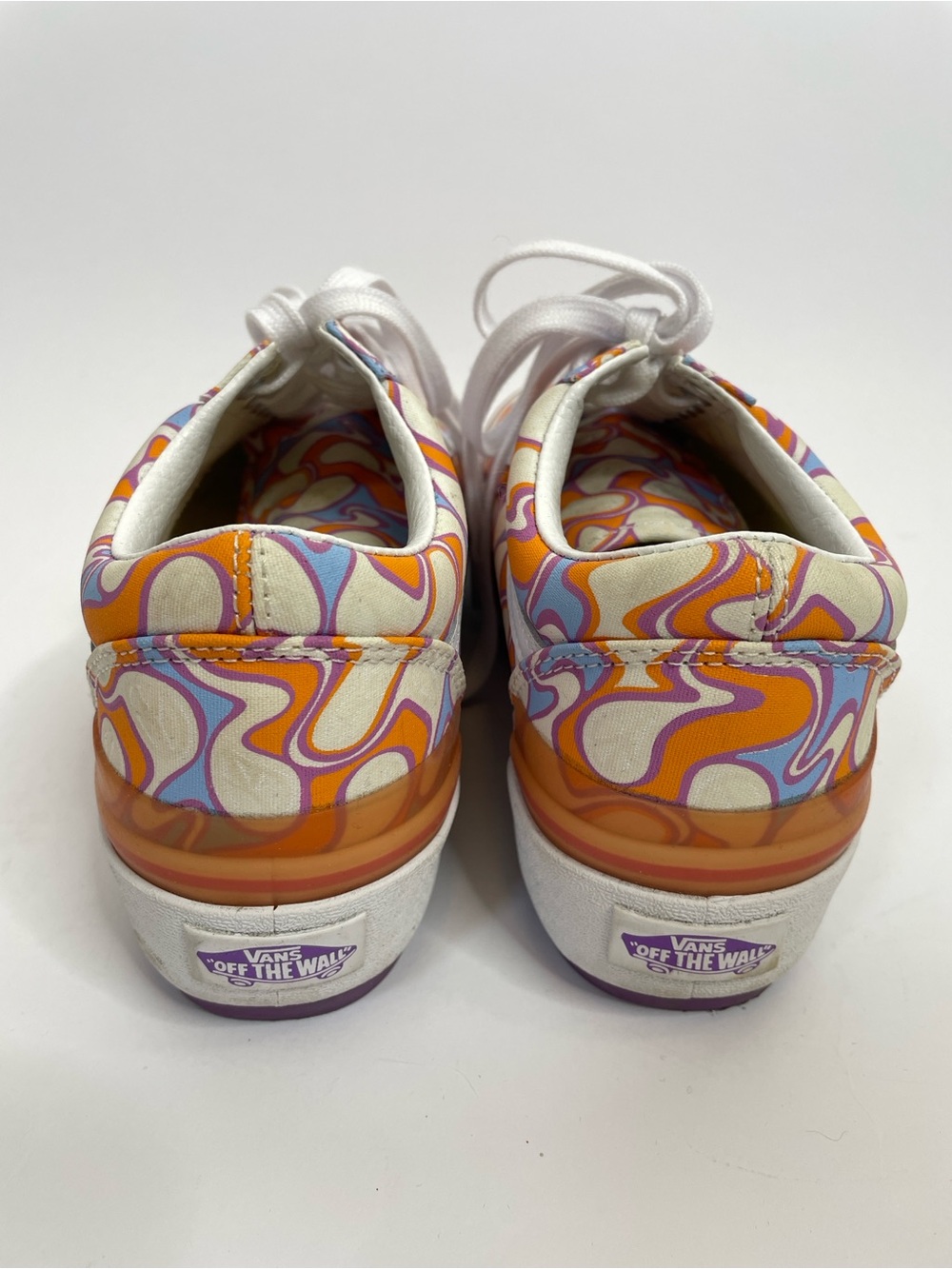 Vans | Stacked Old Skool UV React Sneakers Orange Peace Size 6.5 / 8 - Picture 9 of 12